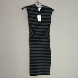 NWT Caché Striped Bodycon Mini Dress 👗XS